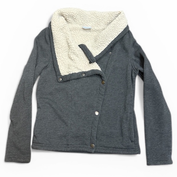 Sweaters - Women's Columbia Gray Sherpa-Lined Sweater